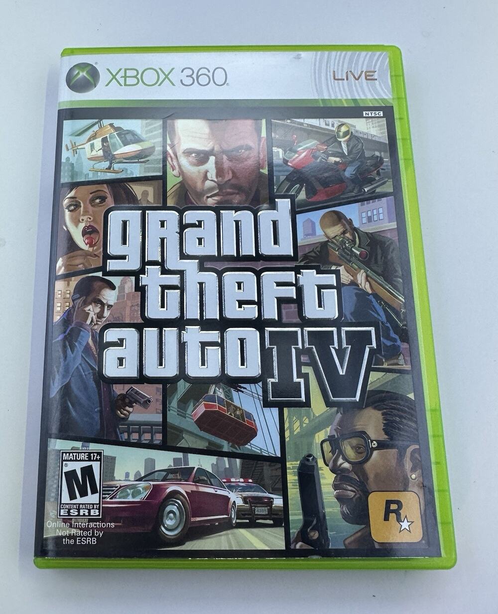 Grand Theft Auto 4 IV (Xbox 360) VGC CIB Complete w/ Map & Tested Fast Shipping
